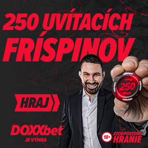 DOXXbet Uvítací bonus až 250 fríspinov