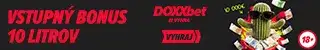DOXXbet Vstupný bonus